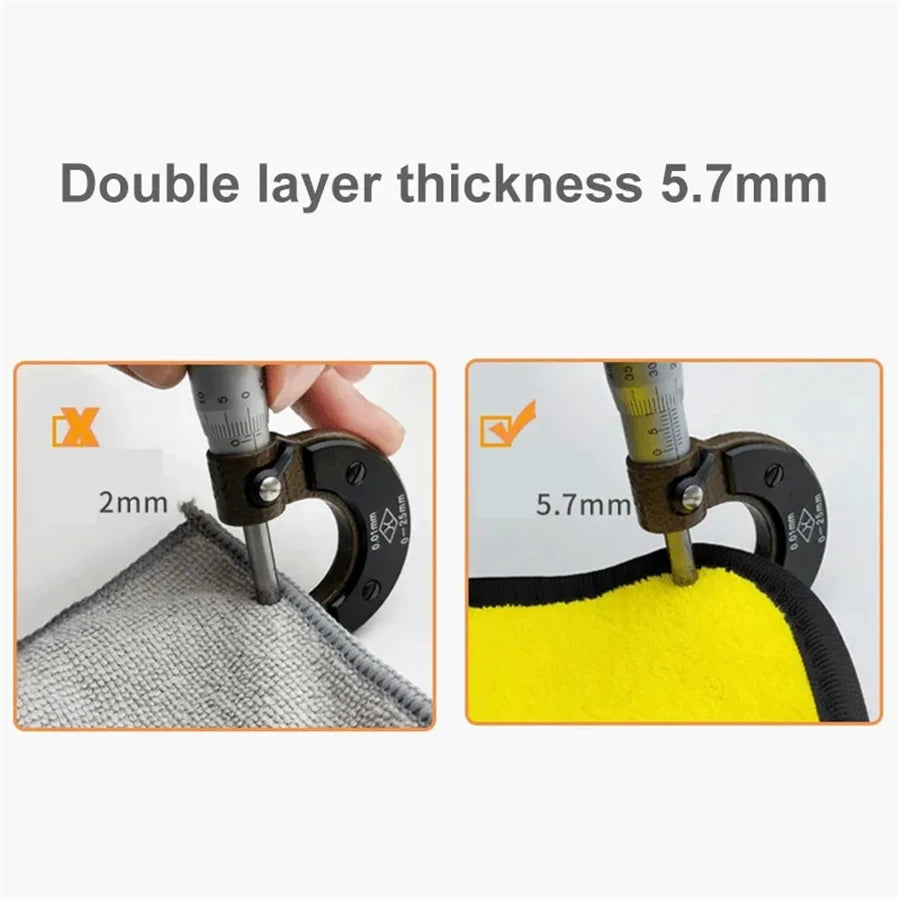 Microfiber Auto Detailing Towels – Ultra-Thick Drying Cloth