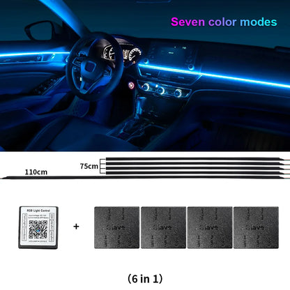 Universal Acrylic LED Ambient Lighting Kit – App Control RGB