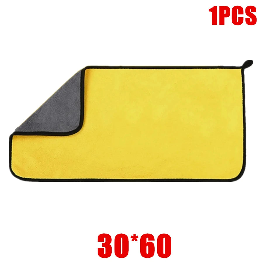f30dream 30x60cm large microfiber auto detailing towel scratch-free drying cloth