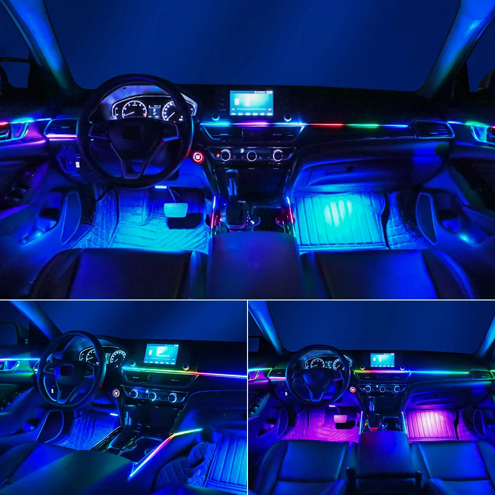 Universal Acrylic LED Ambient Lighting Kit – App Control RGB