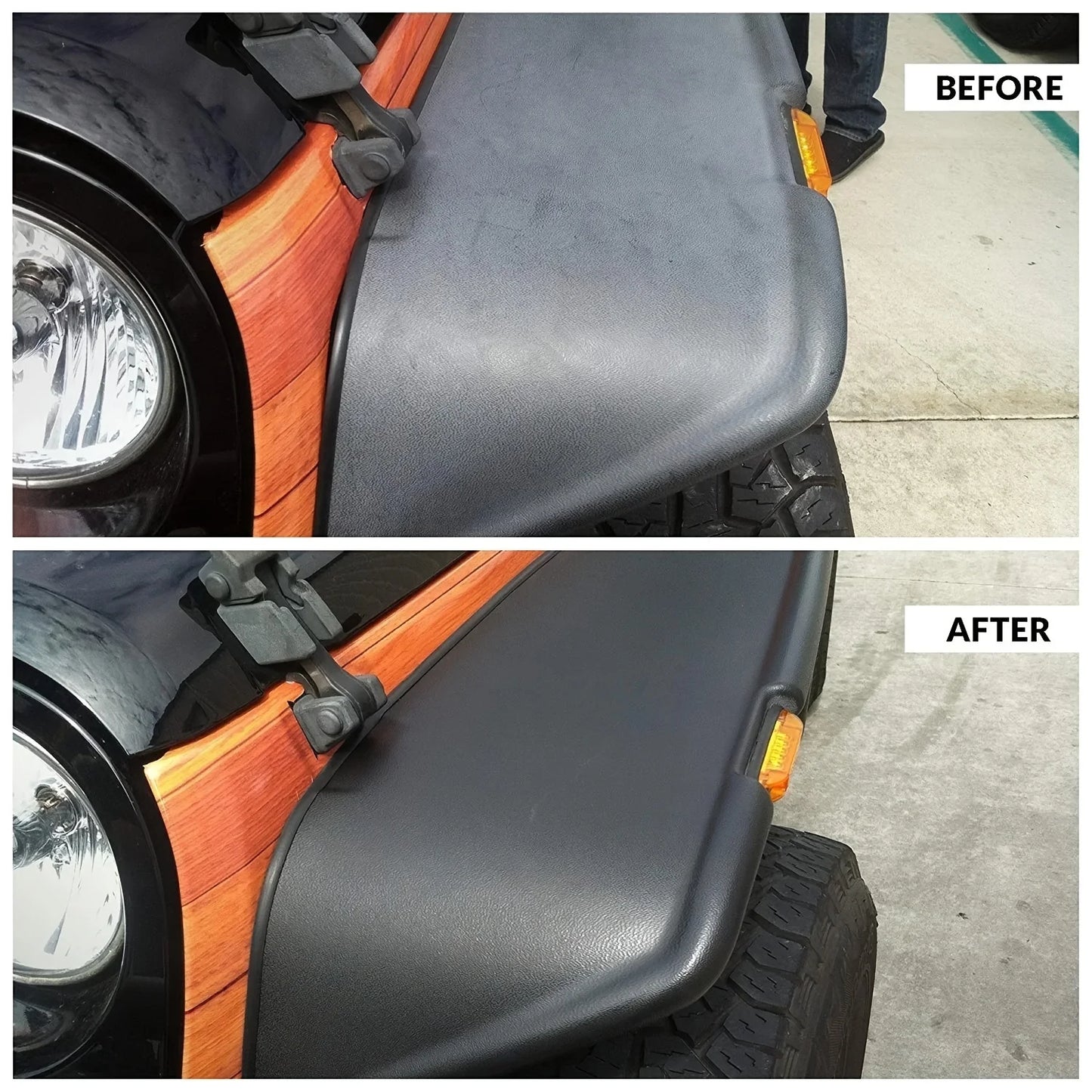 Car Plastic Restorer – Back to Black Renewal Coating
