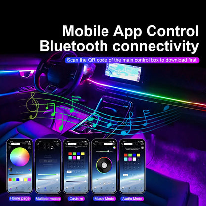Universal Acrylic LED Ambient Lighting Kit – App Control RGB