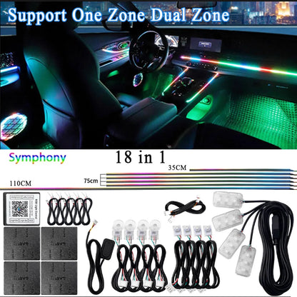 Universal Acrylic LED Ambient Lighting Kit – App Control RGB