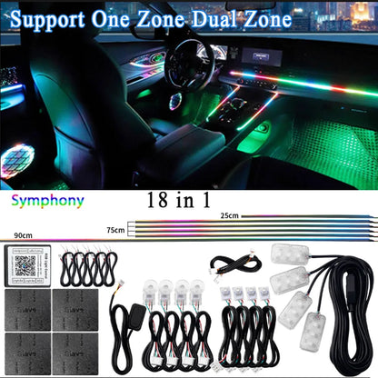 Universal Acrylic LED Ambient Lighting Kit – App Control RGB