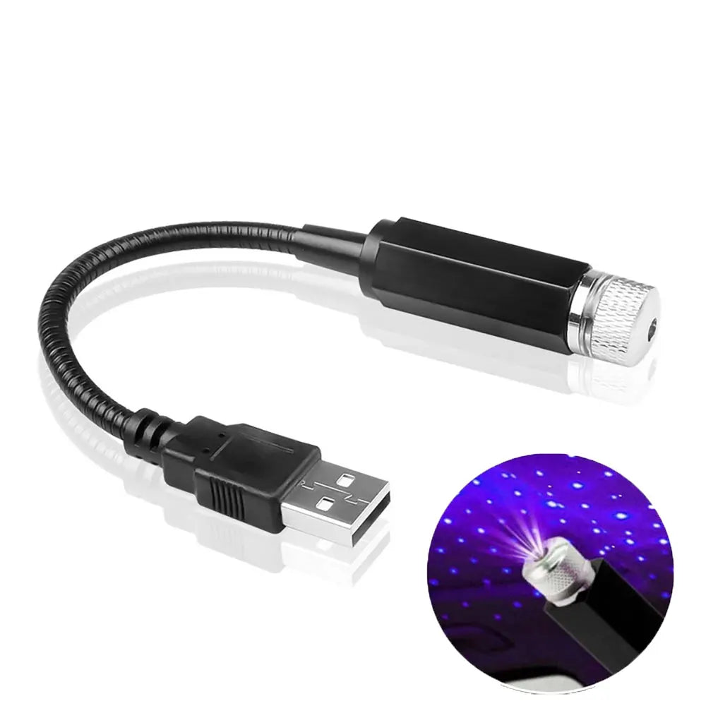 f30dream blue LED car roof star light projector galaxy atmosphere ceiling lamp