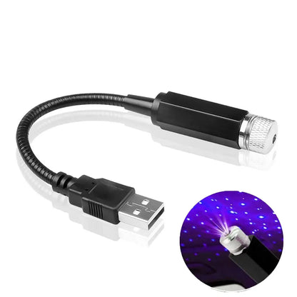 f30dream blue LED car roof star light projector galaxy atmosphere ceiling lamp
