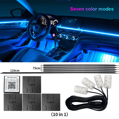 Universal Acrylic LED Ambient Lighting Kit – App Control RGB
