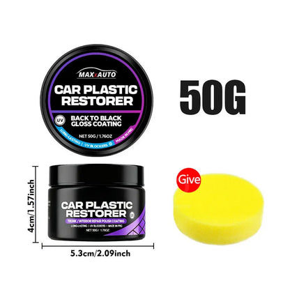 f30dream 50g back to black car interior restorer plastic trim coating starter