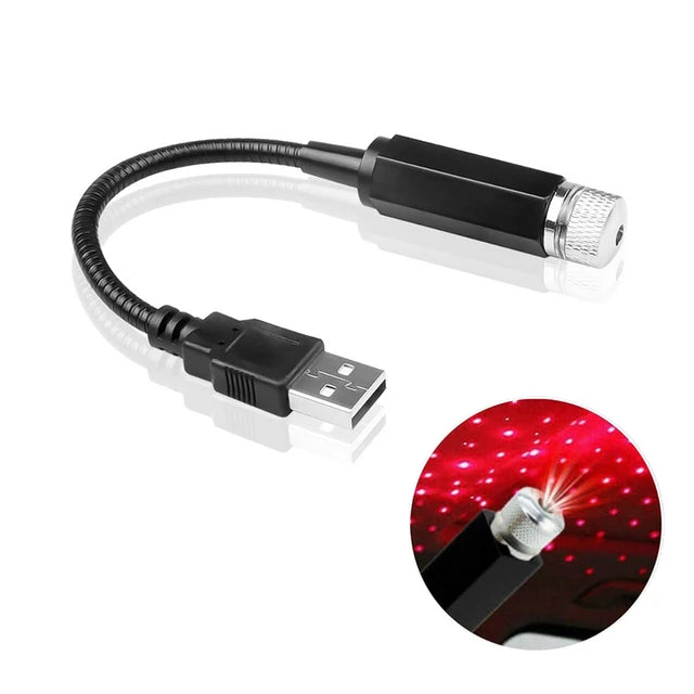 f30dream red LED car roof star light projector galaxy atmosphere ceiling lamp